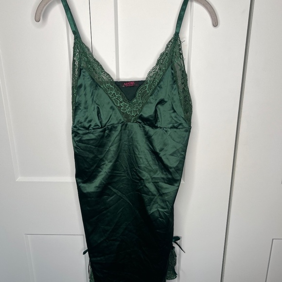 Adome Lace Satin Camisole Slip Sleepwear Women’s Size Large - Picture 1 of 5
